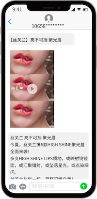 视频短信示例